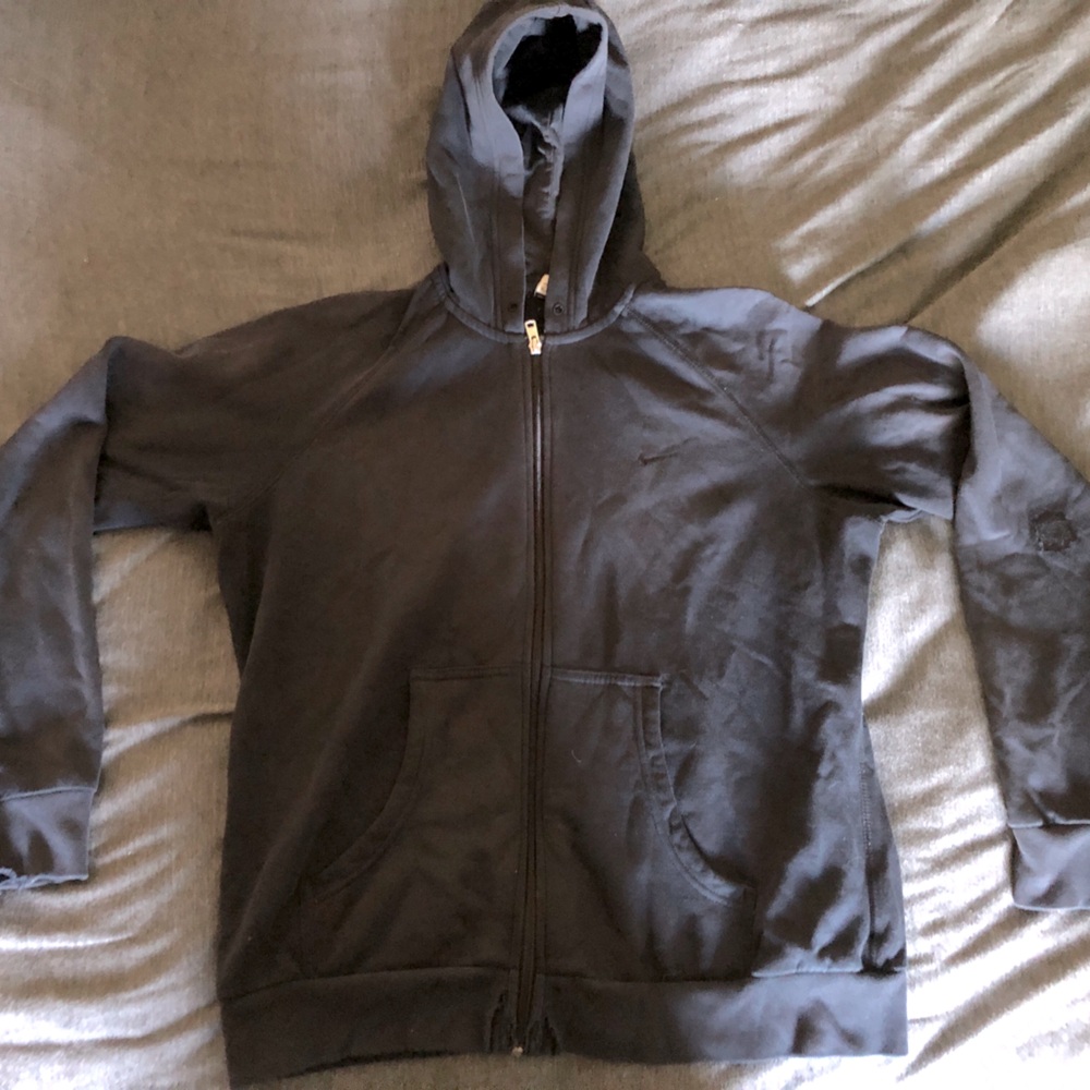 Boys XL 2000s black nike zip up